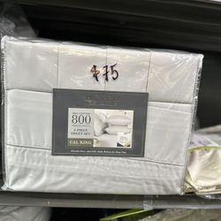 Hotel Signature Sateen. 6-piece Sheet Set 100% Cotton 800 Thread Count 