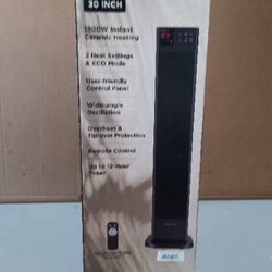 PELONIS Digital Ceramic Tower Heater 30 INCH Open box $24