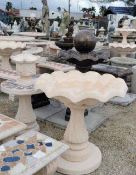 Concrete Birdbath
