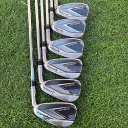 Taylormade Stealth Iron Set 5-9,PW KBS Max Steel Shaft  R-Flex