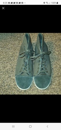 Van's GREEN Canvas & SUEDE