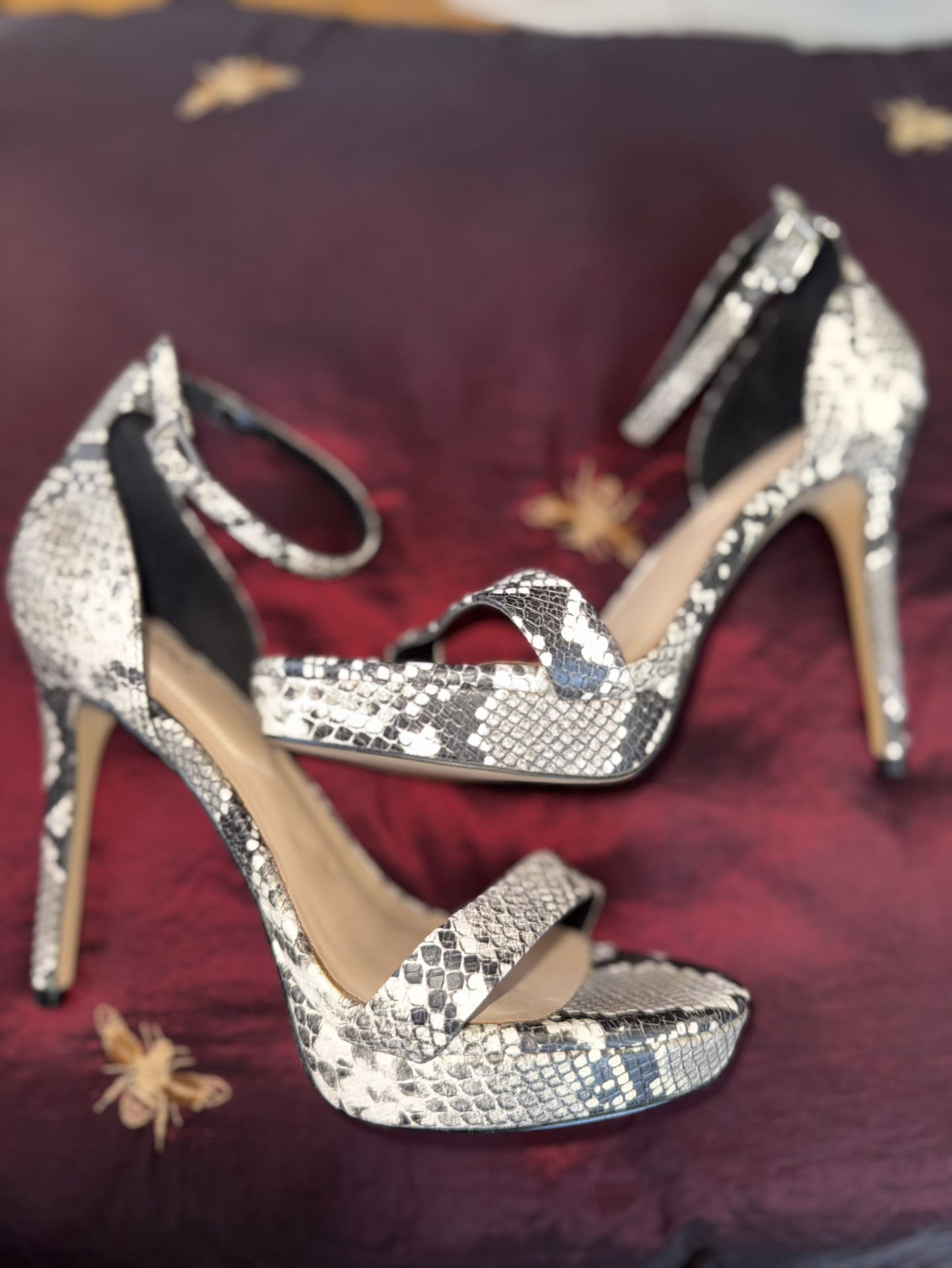 Aldo Snakeskin Heels