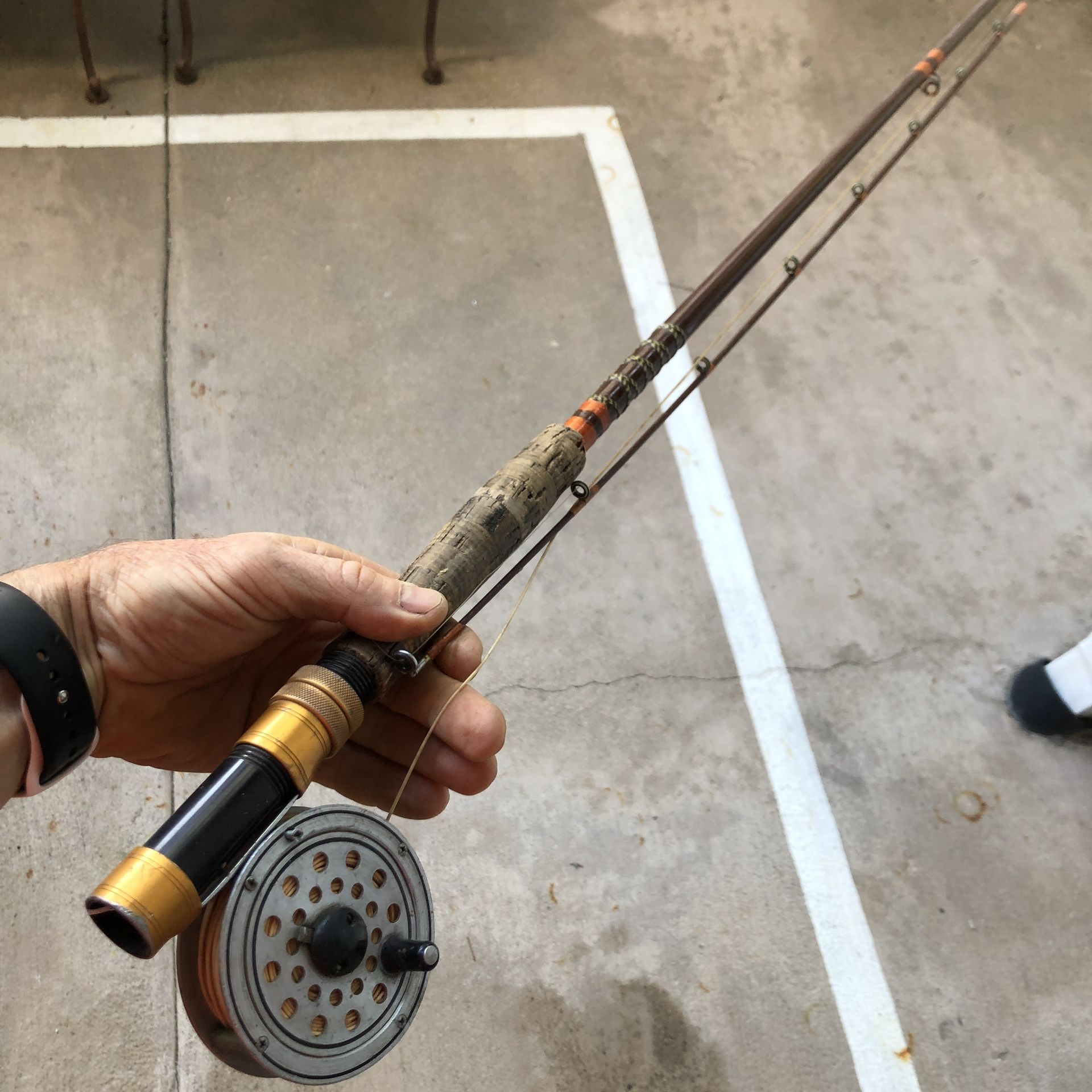 Fly fishing rod, tennis rackets, badminton, bmx parts