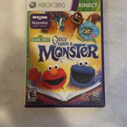 Sesame Street Once Upon A Monster Xbox 360 Game