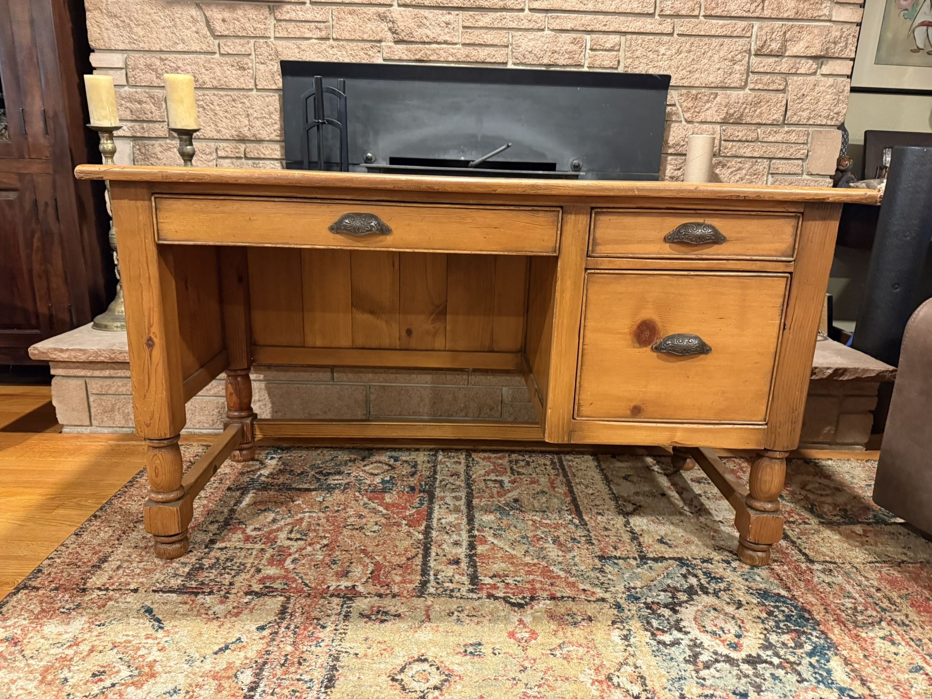 Solid Wood Office Desk