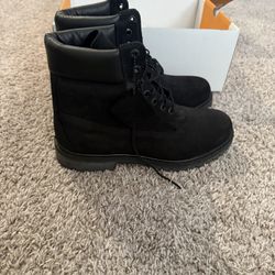 TIMBERLAND PREMIUM 6 IN WATERPROOF BOOT BLACK NUBUCK