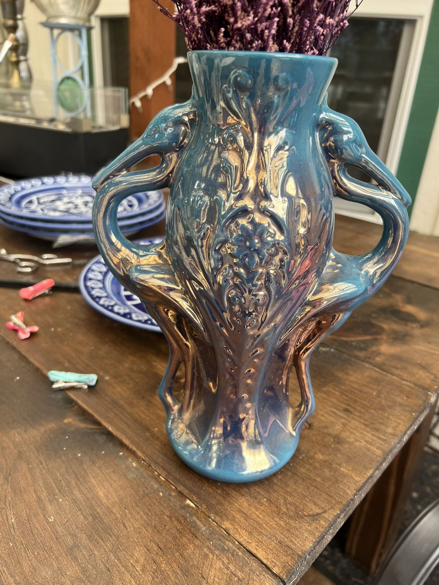 Heron Arm Antique Vase
