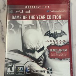 Batman Arkham City Game of the Year Edition PS3 NEW & FACTORY SEALED