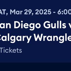 Gulls Hockey Tickets 3/29