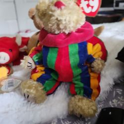 Piccadilly The Clown TY Beanie Baby Retired 