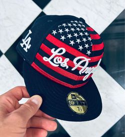 Dodgers rare USA flag hat 71/8