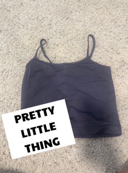 Pretty Little Thing Gray Cami Tank Top