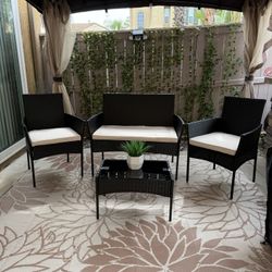 Patio Furniture 4 Piece Set