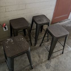 Stackable Bar Stools - 24 inch