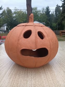 Terracotta Pumpkin