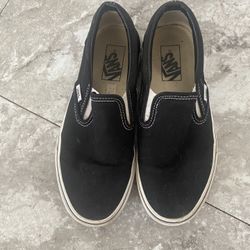Black Slip On Vans