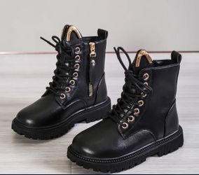 girl combat boots size 1