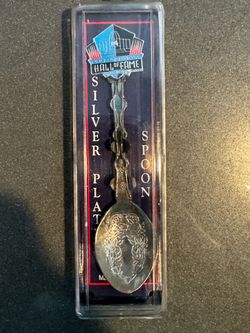 Pro Football Hall of Fame Silver Plate Spoon