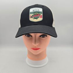 Fanatics Minnesota Wild NHL Trucker Adjustable Snapback Hat Boys 8-20. 8