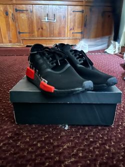 Adidas NMD R1 Black Red Sneakers