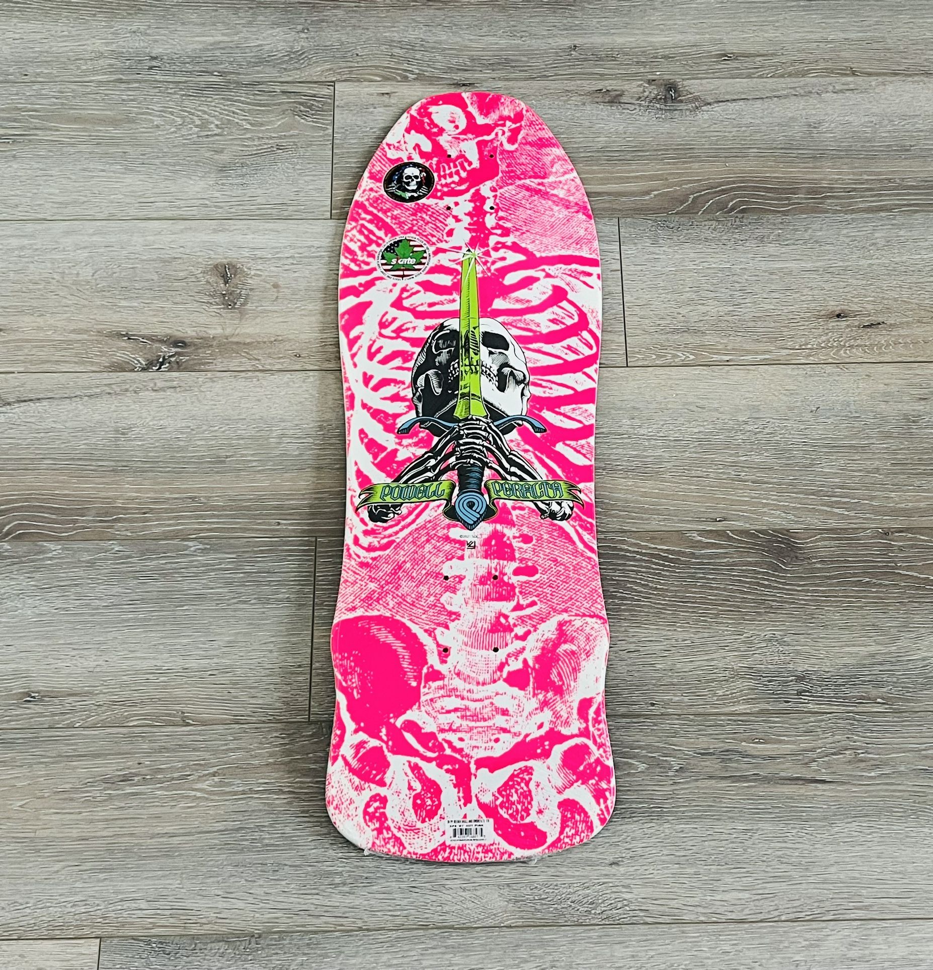Powell Peralta Geegah Skull And Sword Skateboard Deck - Pick Up