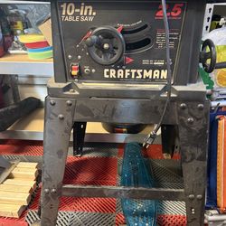 Craftsman 10” Table Saw with Stand