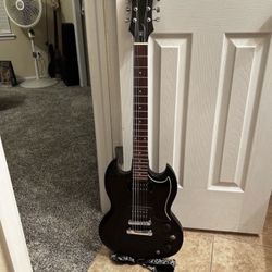 Black Epiphone SG Guitar