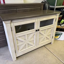 Farm style entertainment center or cabinet