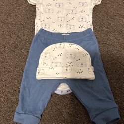 Baby Boy Bear Outfit 