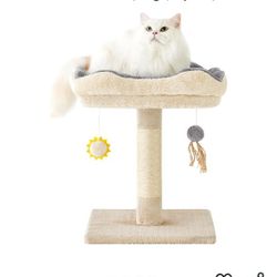 brand new cat tree with bed