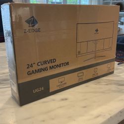 NIB Z-Edge 24” Curved Gaming Monitor, Brand New