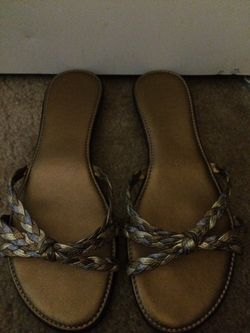 Italian leather sandal 81/2 med
