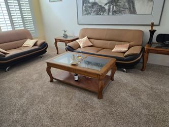 Sofa and loveseat