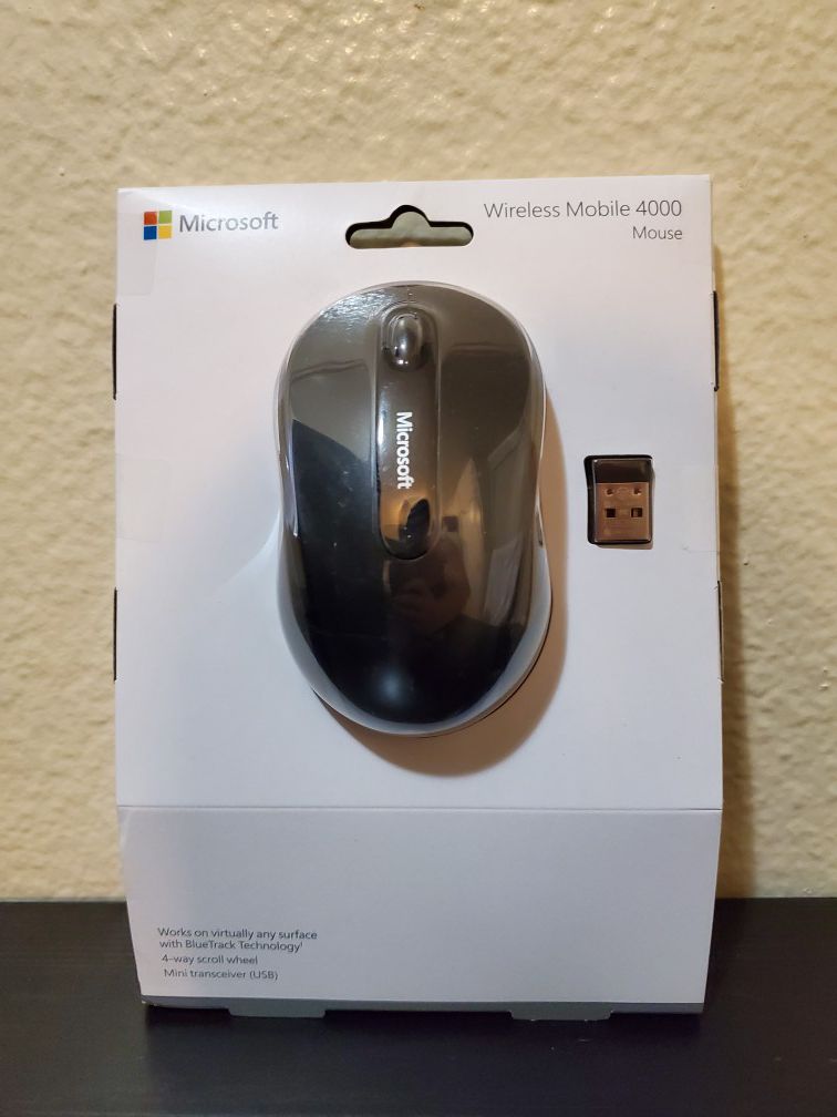 Microsoft Wireless Mouse - Mobile 4000