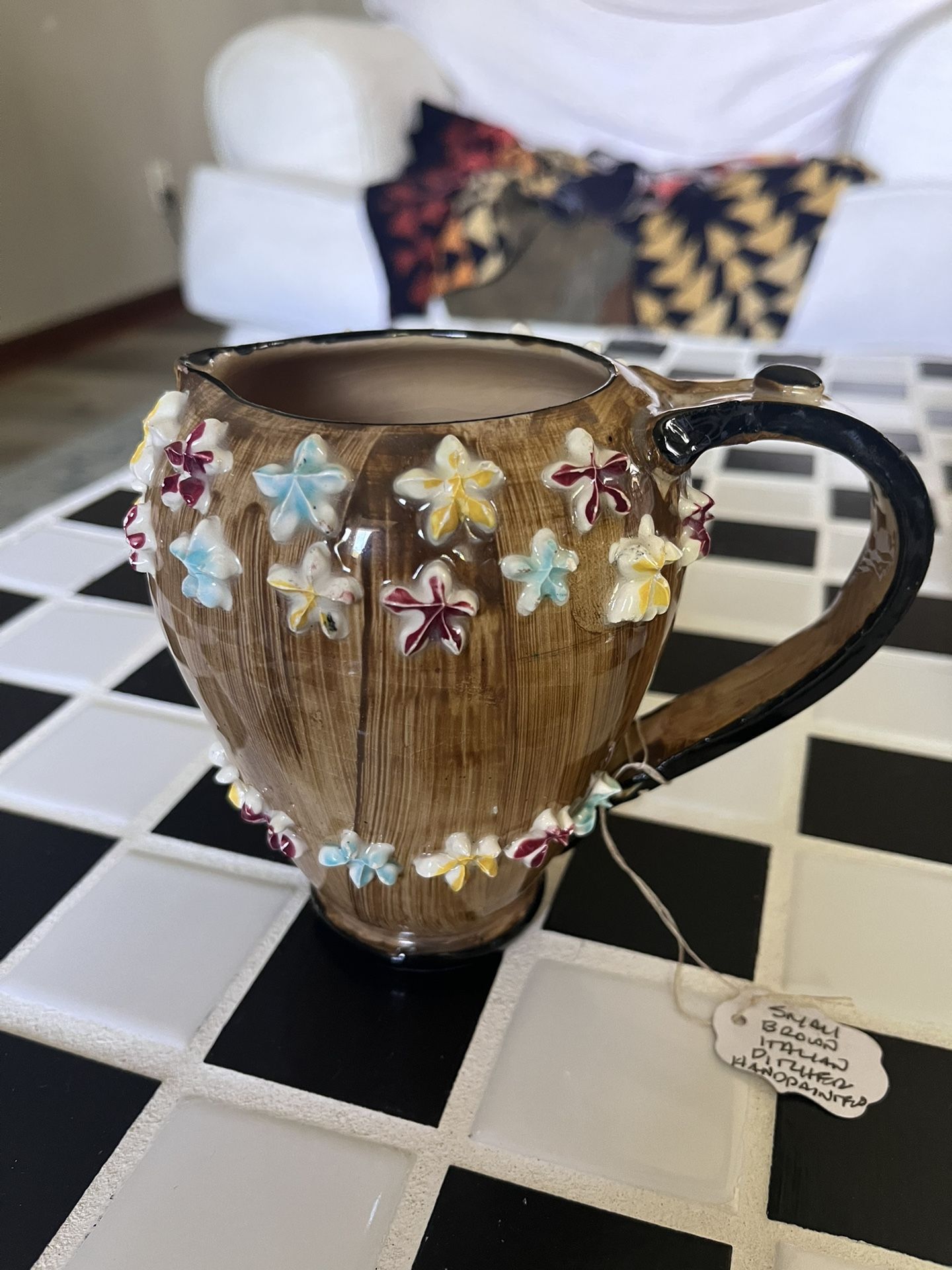 ELBEE ITALY POTTERY PITCHER