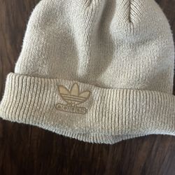 Used Tan Adidas Beanie 