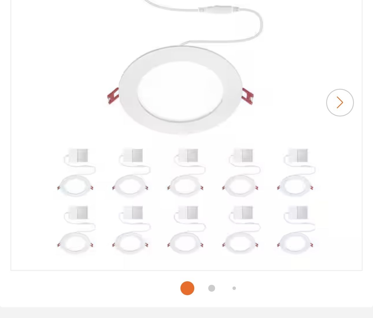 Commercial Electric Value Series 6 in LED Slim Canless - White - (10-Pack)