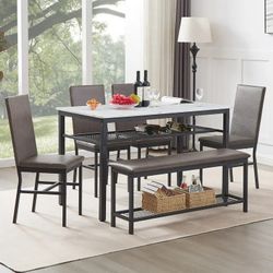 6 PCS DINING SET NEW