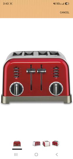 Cuisinart 4-Slice Metal Classic Toaster (Metallic Red)