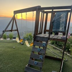 Playground With 2 Swings 