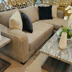 High Quality Sofa Chaise (Sectional) Grey/Beige Color