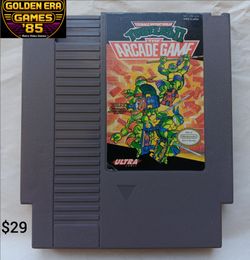 Used Teenage Mutant Ninja Turtles 2 Nintendo Game