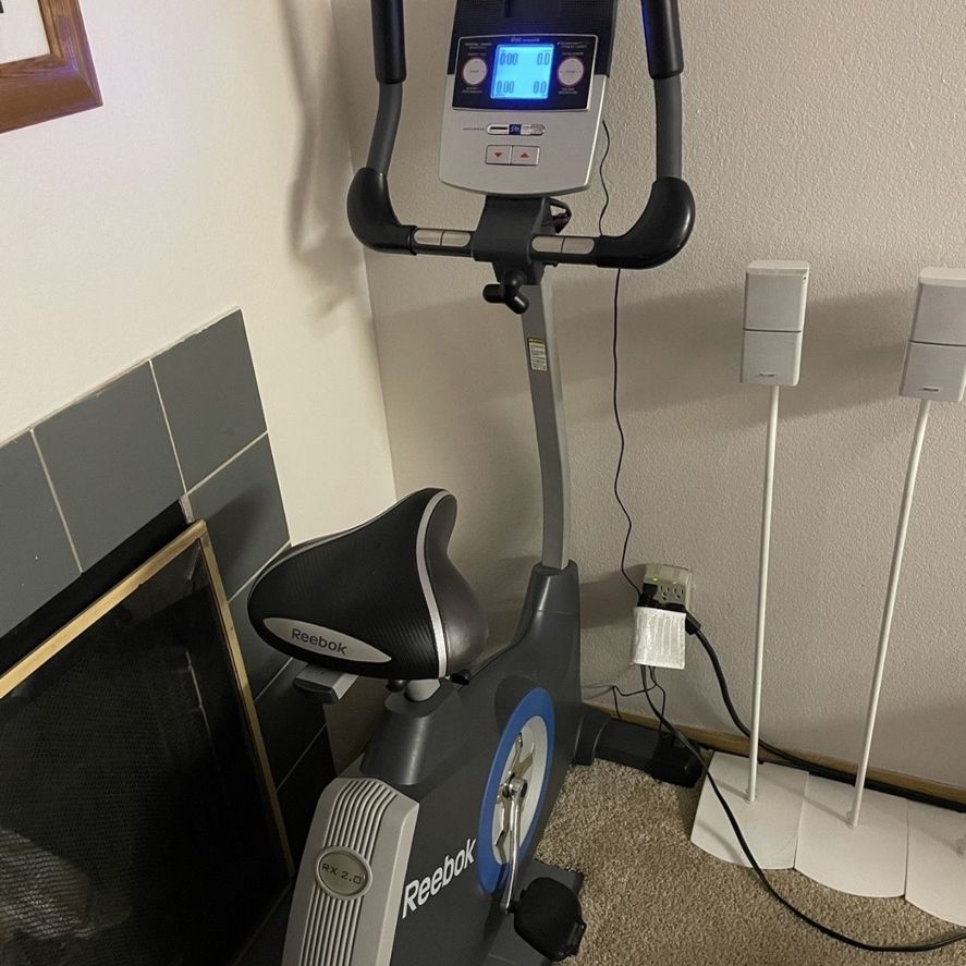 Reebok rx 2.0 exercise bike deals