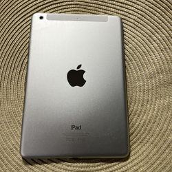 Apple iPad Mini 2nd Generation A1490 silver 32gb with Cellular 