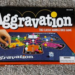 Vintage Aggravation Board Game Milton Bradley - 1999 Edition - Missing Parts