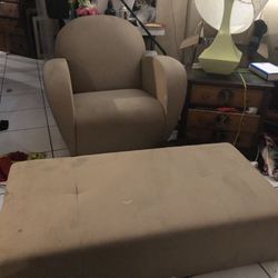 Sofa Chair And With Ottoman