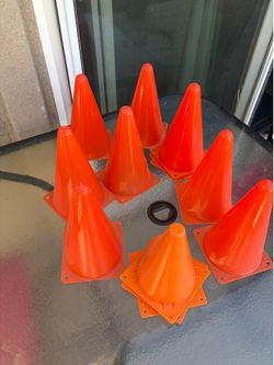 Orange cones
