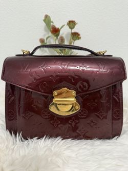 Authentic Louis Vuitton Monogram Vernis Alma hand Bag