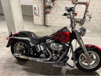 2002 Custom Harley Davidson Fatboy Cool and Loud