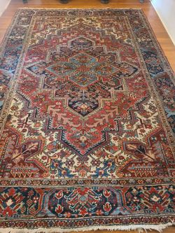 Vintage Hand-knotted Oriental Rug